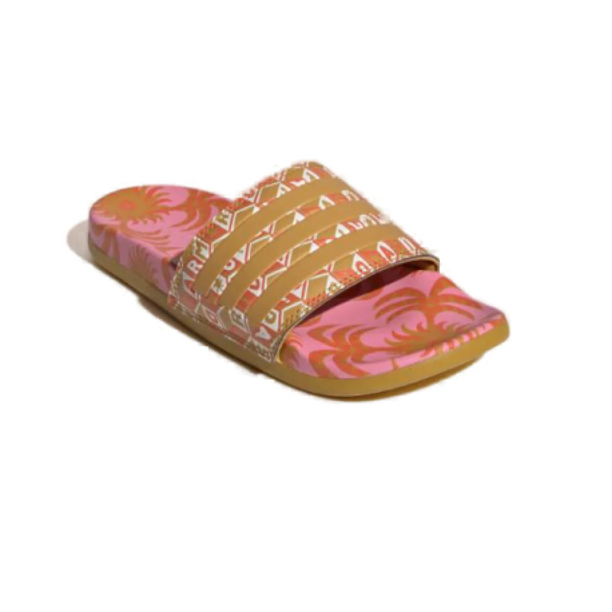 Dámske šlapky (plážová obuv) ADIDAS Adilette Comfort semi pink glow victory gold victory gold · záber 1