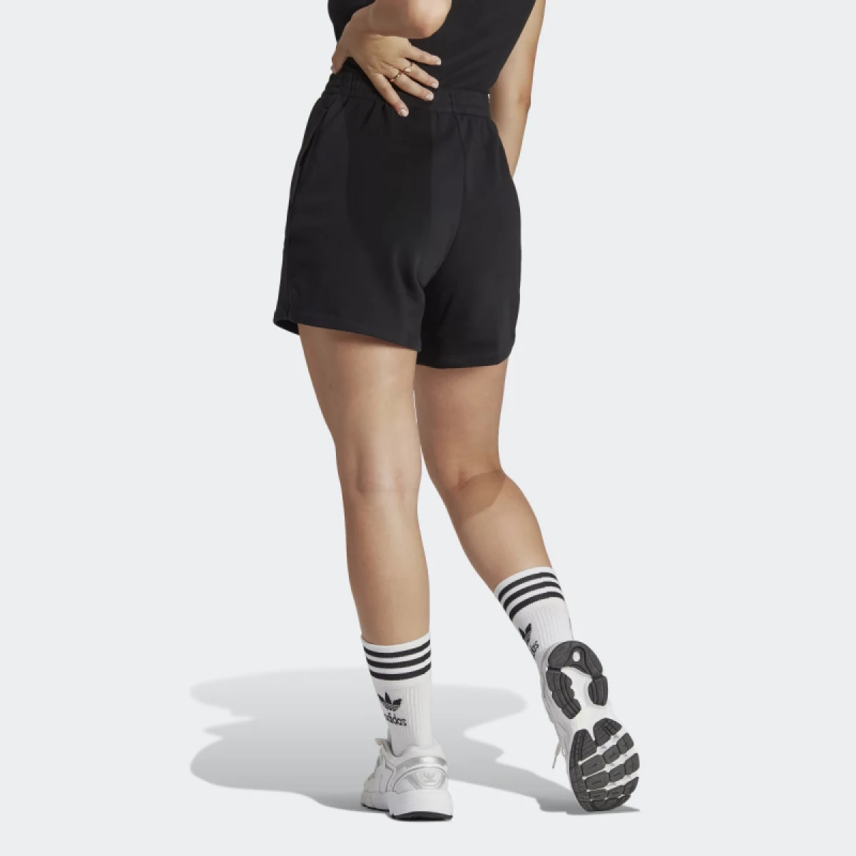 Dámske teplákové kraťasy ADIDAS ORIGINALS SHORTS-Black · záber 3