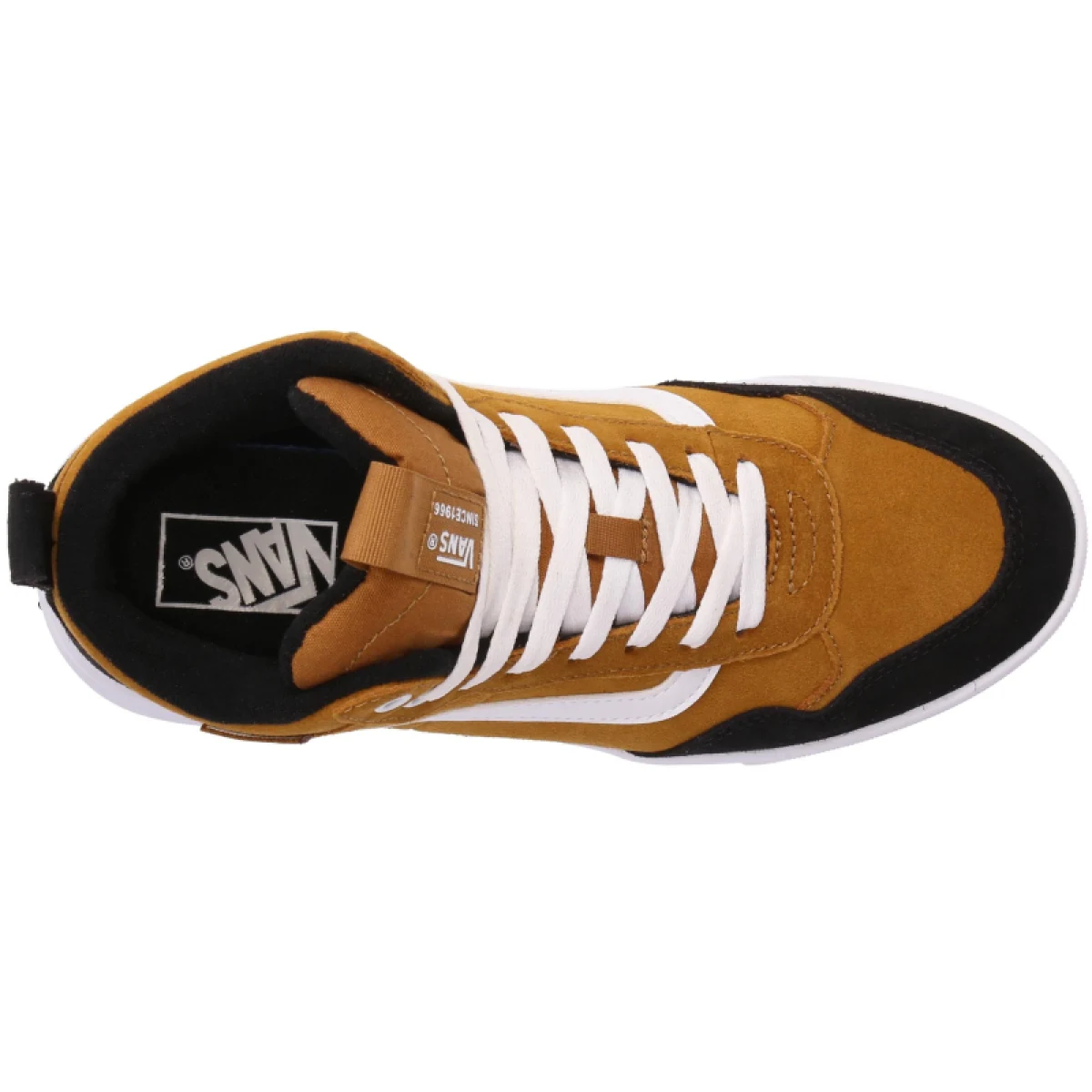 Pánske členkové zimné topánky VANS MN Range EXP HI VansGuard (Suede) golden brown white · záber 5