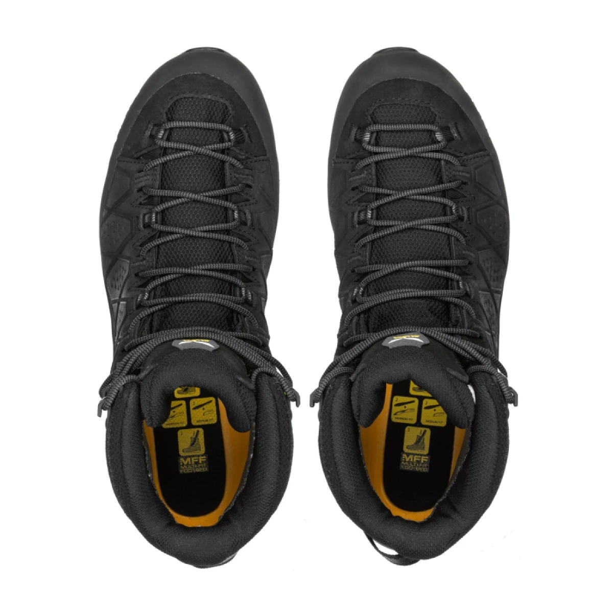 Pánska členková turistická obuv SALEWA Alp Trainer 2 Mid GTX M black black · záber 3