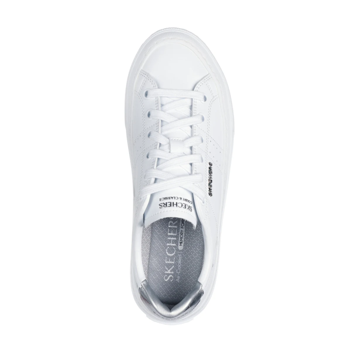 Dámska rekreačná obuv SKECHERS Selene Sophisticated Style W white silver · záber 4