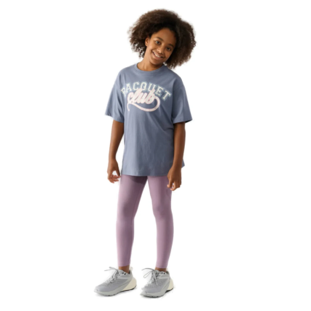 Dievčenské legíny 4F JUNIOR TIGHTS-JWMM00TTIGF178-51S-VIOLET · záber 1