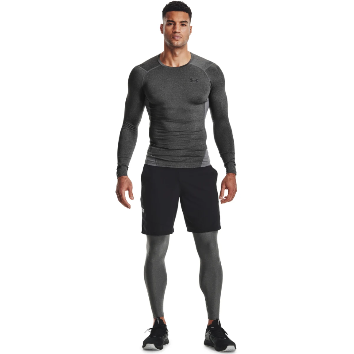 Pánske kompresné legíny UNDER ARMOUR UA HG Armour Leggings-GRY · záber 4