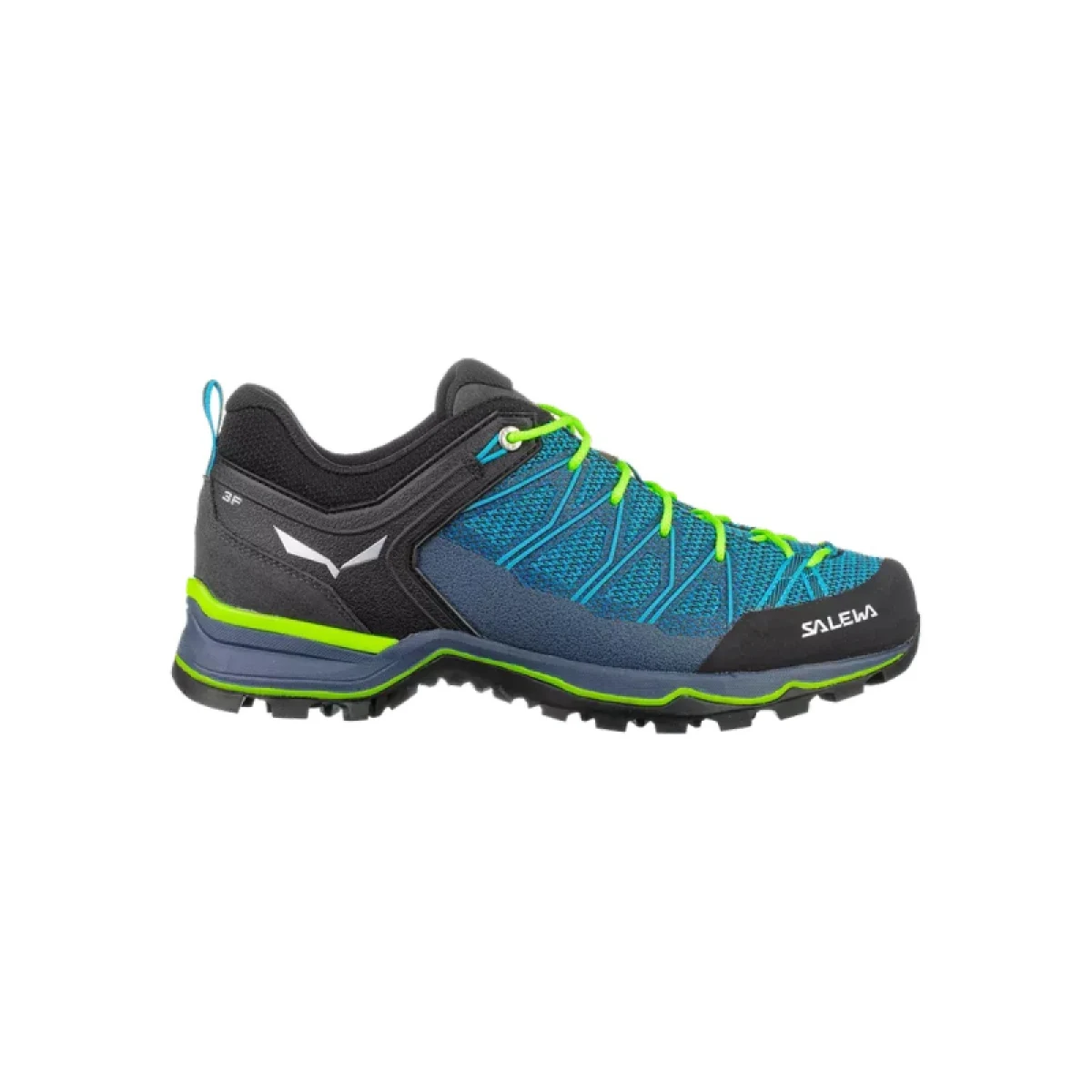 Pánska nízka turistická obuv SALEWA Mountain Trainer Lite M malta fluo green · záber 2