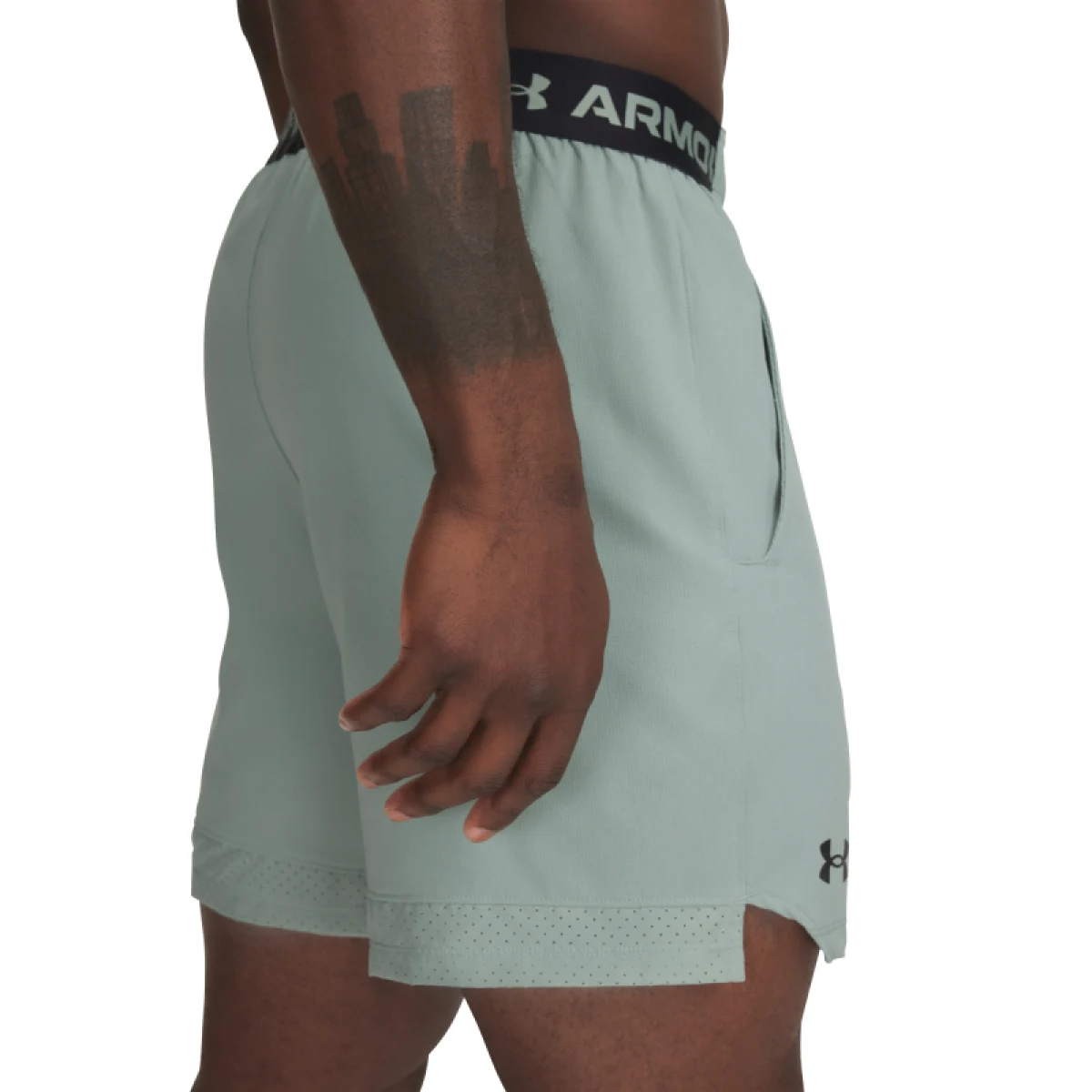 Pánske tréningové kraťasy UNDER ARMOUR UA Vanish Woven 6in Shorts-GRN · záber 3