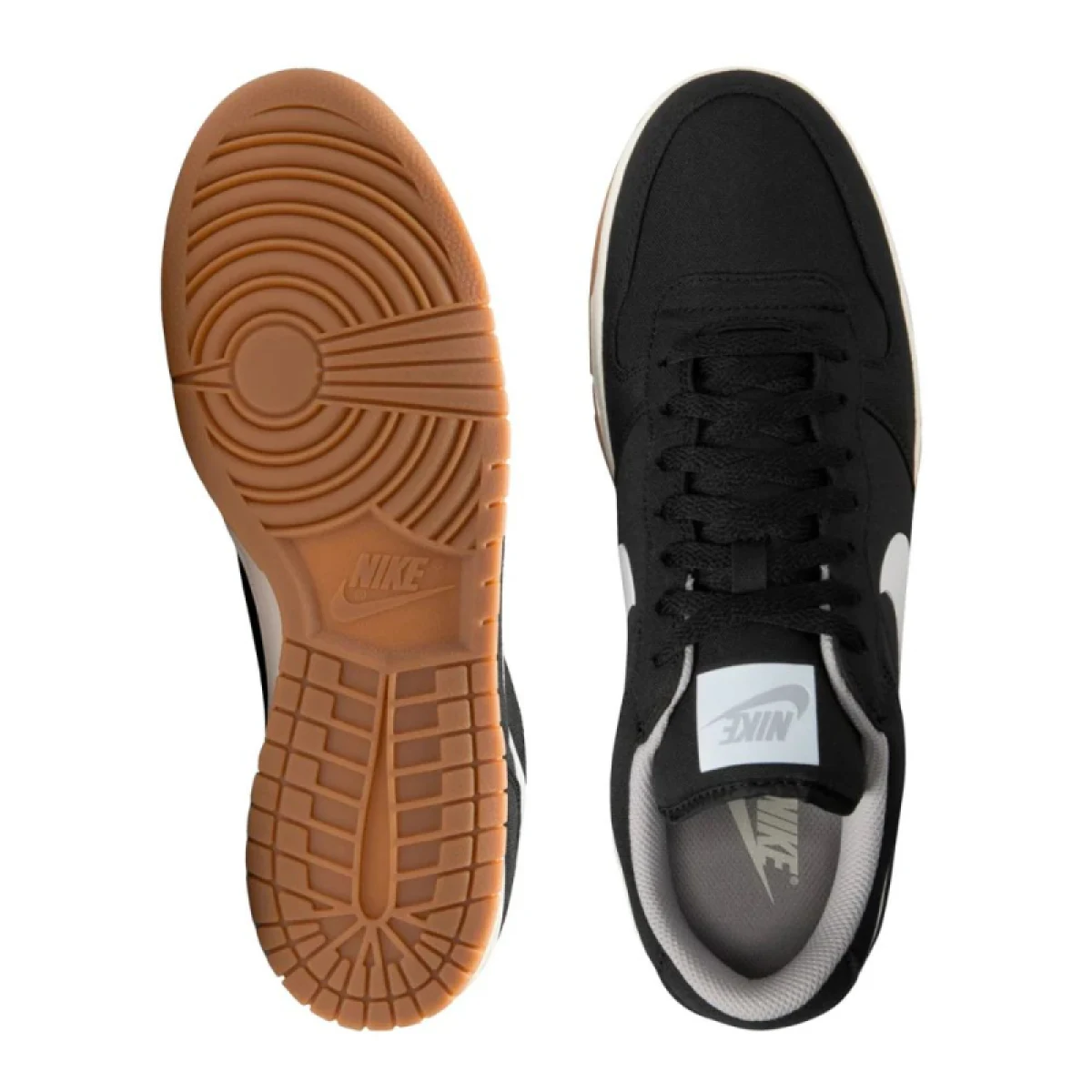 Pánska rekreačná obuv NIKE Big Nike Low Lux M black sail matte silver gum brown · záber 5