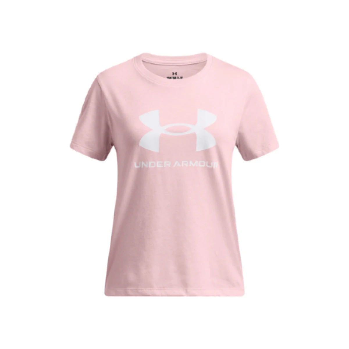 Dievčenské tričko s krátkym rukávom UNDER ARMOUR UA BIG LOGO SS-PNK · záber 1
