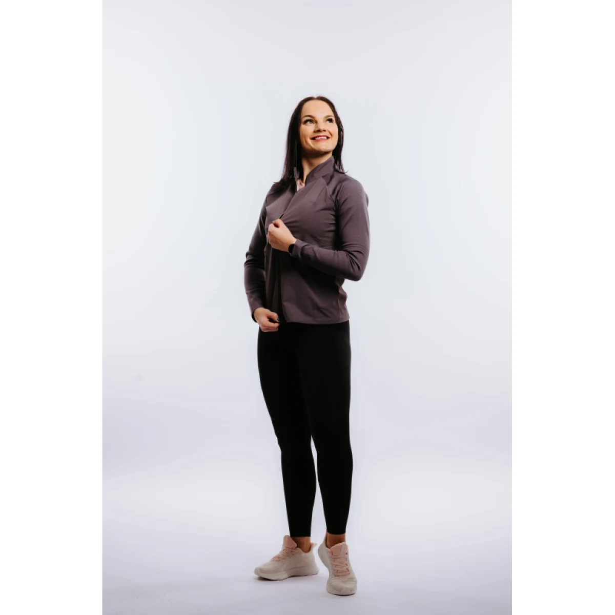 Dámska bežecká bunda ANTA Knit Track Top-862215702-1-22_Q1-Dark purple-grey · záber 4