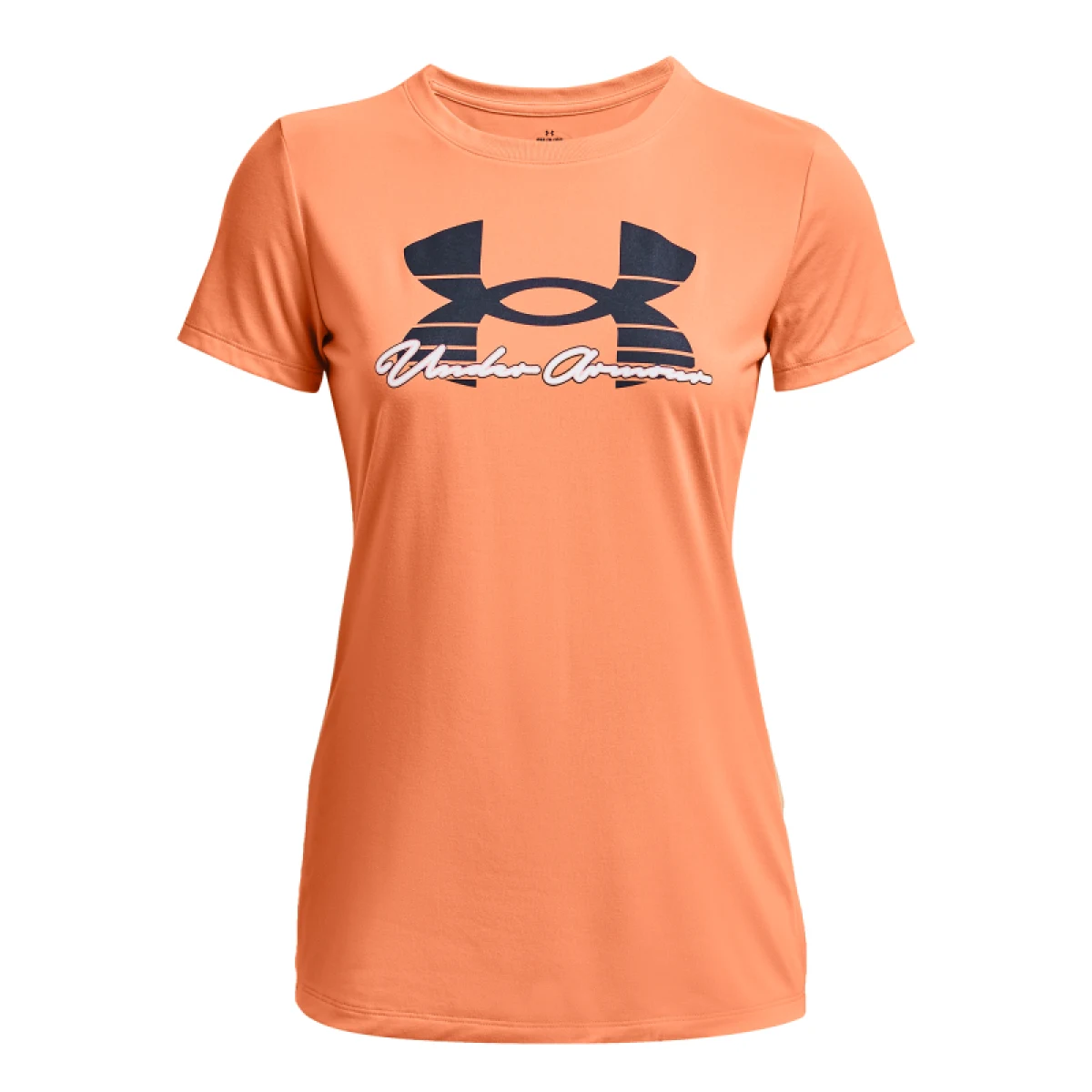 Dámske tréningové tričko s krátkym rukávom UNDER ARMOUR UA Tech Solid Script SSC-ORG · záber 5