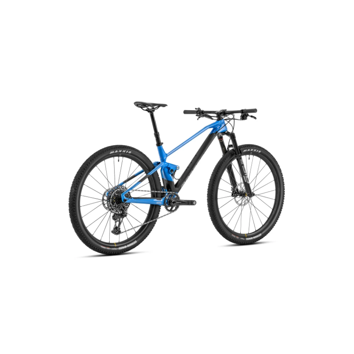 Horský bicykel MONDRAKER F-Podium Carbon DC R, marlin blue carbon racing silver · záber 3