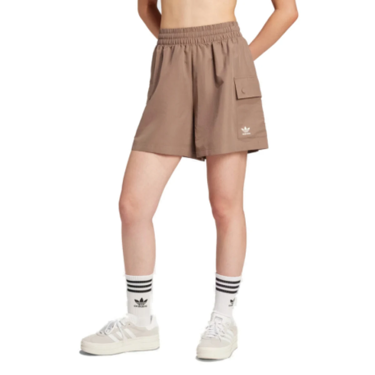 Dámske kraťasy ADIDAS ORIGINALS ESS C SHORTS-TRABRN · záber 1