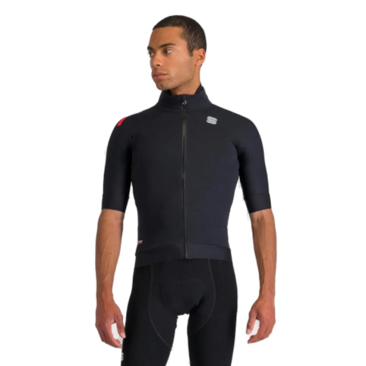 Pánska cyklistická bunda SPORTFUL Fiandre pro jacket short sleeve, black · záber 1