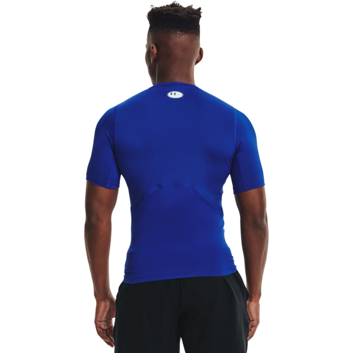 Pánske kompresné tričko s krátkym rukávom UNDER ARMOUR UA HG Armour Comp SS-BLU · záber 2