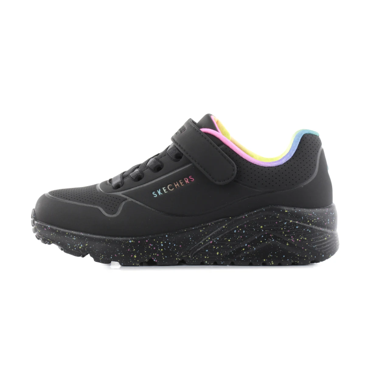 Dievčenská rekreačná obuv SKECHERS Uno Lite Rainbow Specks K black multi rainbow · záber 2