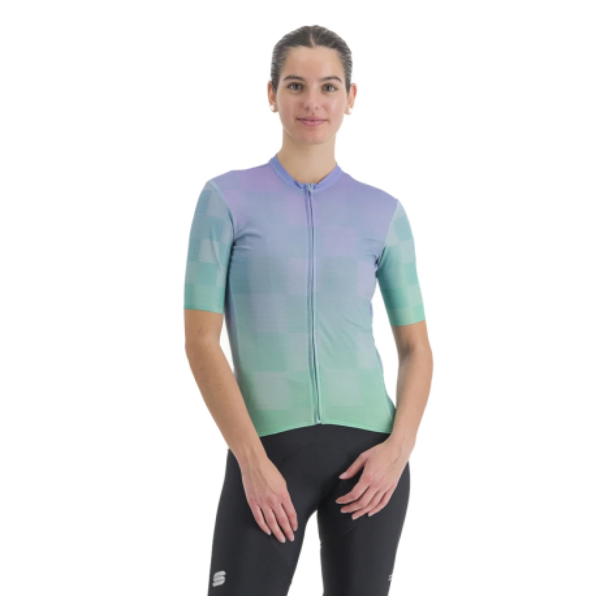 Dámsky cyklistický dres s krátkym rukávom SPORTFUL Rocket w jersey, chalk violet jade cream · záber 1