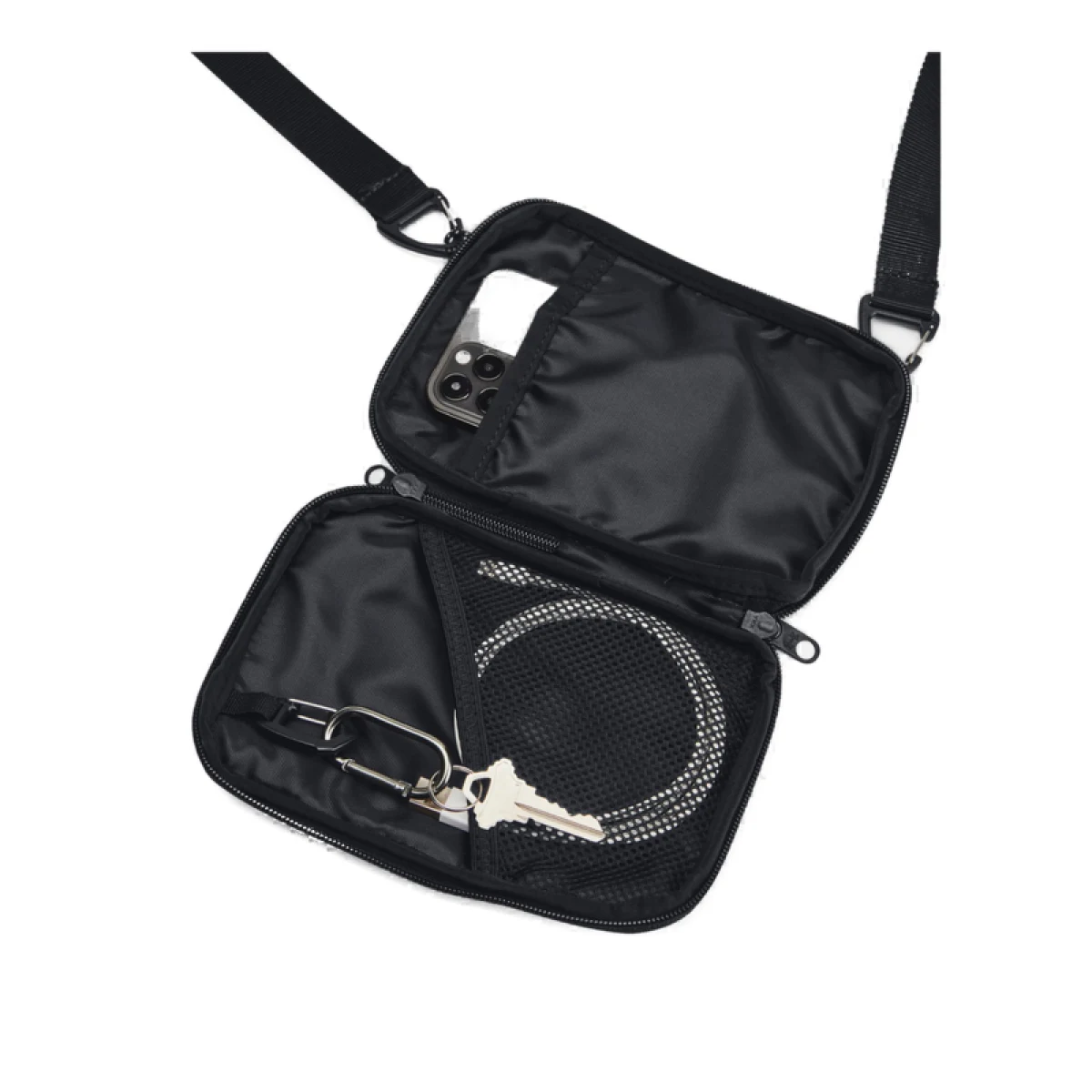 Taška cez rameno UNDER ARMOUR UA Loudon Crossbody SM-BLK · záber 4