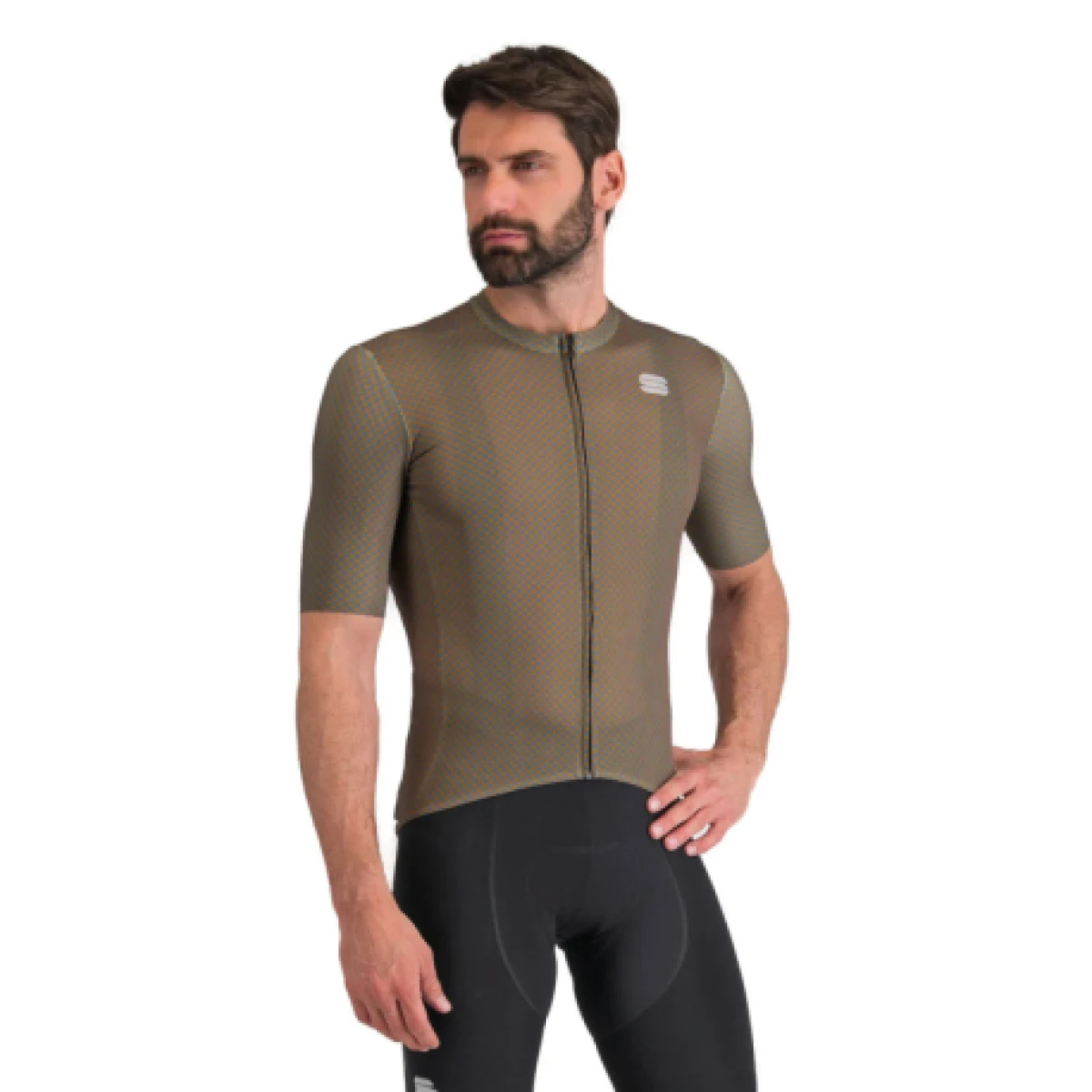 Pánsky cyklistický dres s krátkym rukávom SPORTFUL Checkmate jersey, liquorice blue sea · záber 1