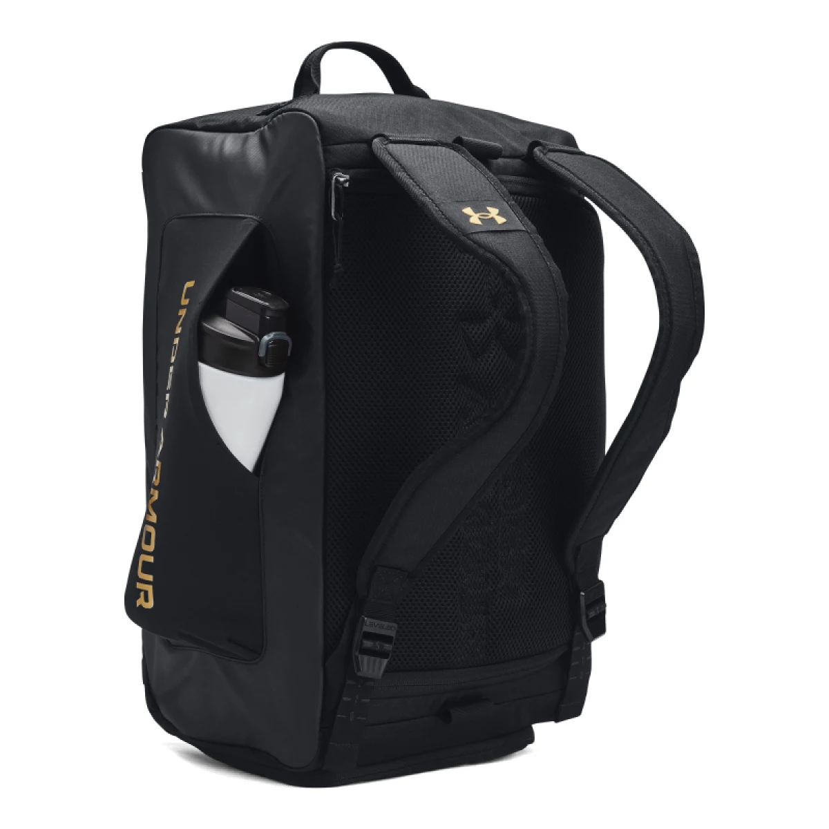 Cestovná taška UNDER ARMOUR UA Contain Duo SM BP Duffle-BLK · záber 5