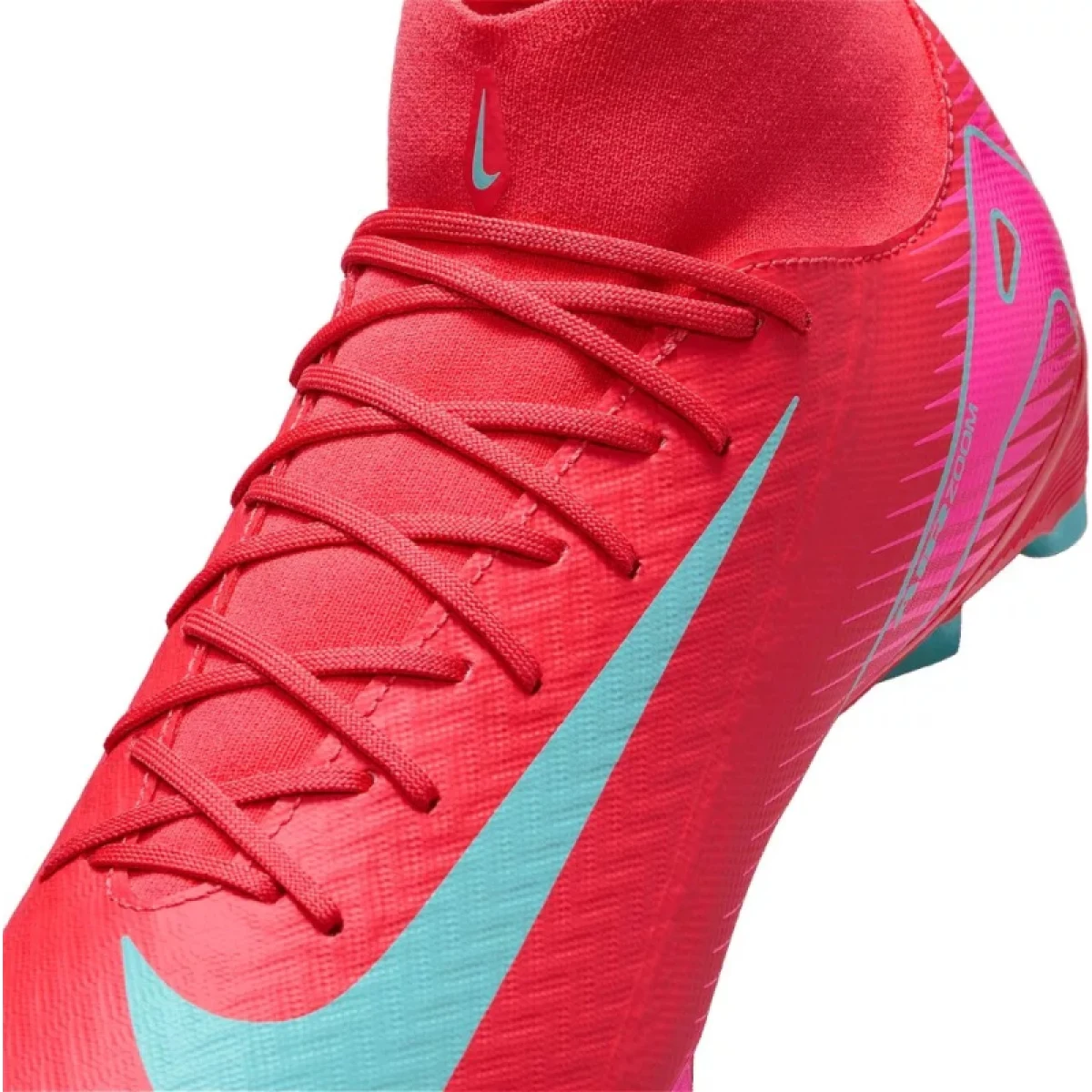 Pánske futbalové kopačky outdoorové NIKE Mercurial Superfly 10 Academy M FG ember glow aurora green · záber 5