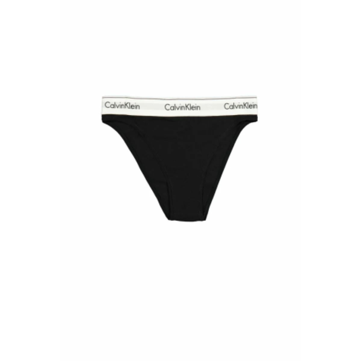 Dámske nohavičky CALVIN KLEIN HIGH LEG TANGA-Black · záber 1
