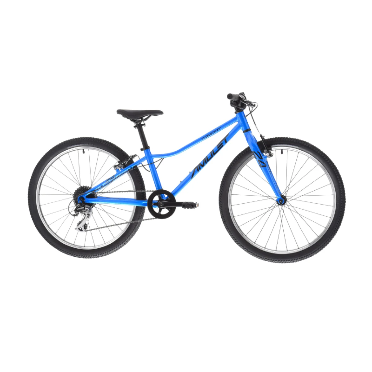 Juniorský horský bicykel AMULET 24 Tomcat SH, aqua blue black · záber 3
