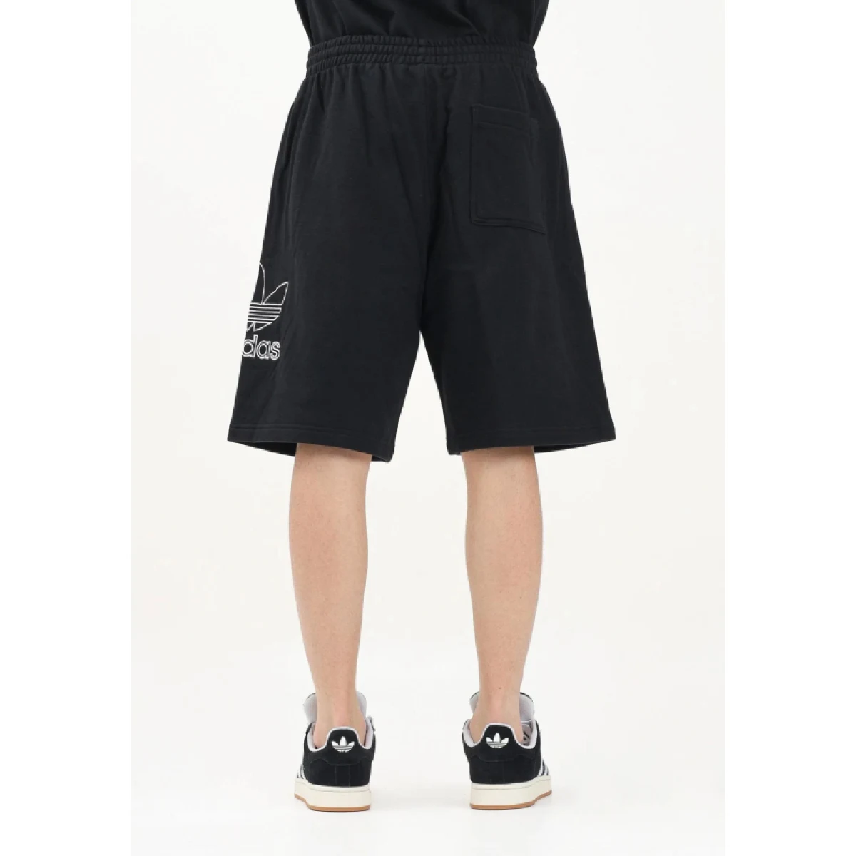 Pánske teplákové kraťasy ADIDAS ORIGINALS TREF SHORT BLACK · záber 2
