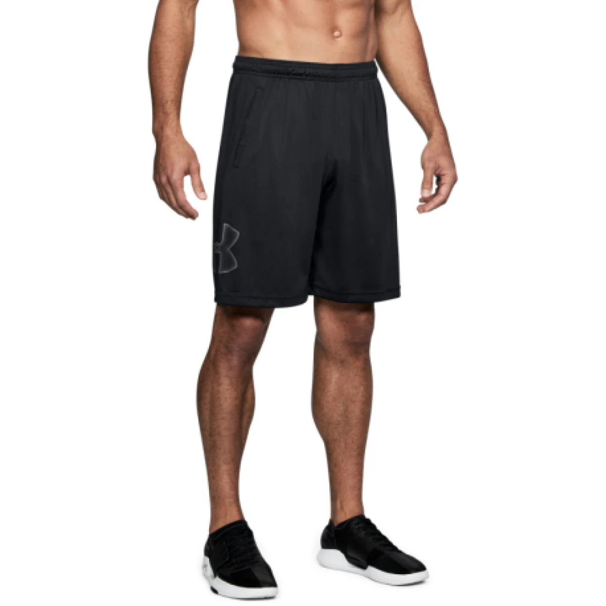 Pánske tréningové kraťasy UNDER ARMOUR UA TECH GRAPHIC SHORT-BLK · záber 1