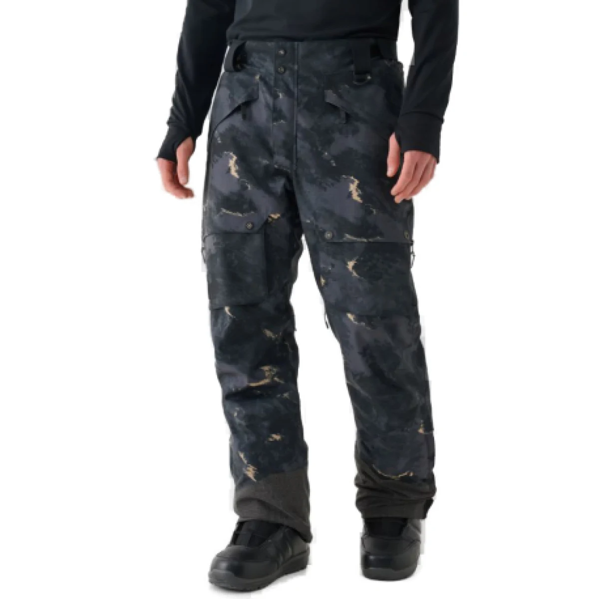 Pánske lyžiarske nohavice 4F TROUSERS FNK-WAW24TFTRM619-90A-MULTICOLOUR ALLOVER · záber 1