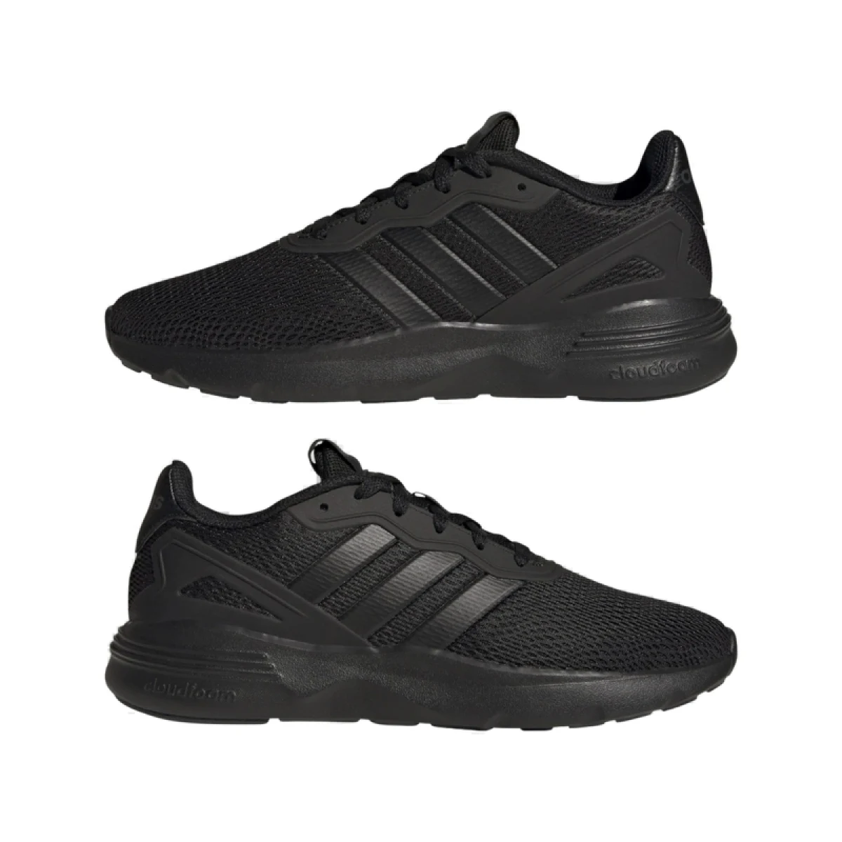 Pánska rekreačná obuv ADIDAS Nebzed core black core black cloud white · záber 4