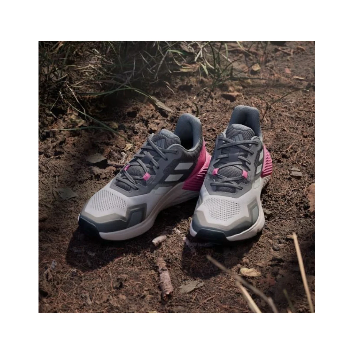 Dámska bežecká trailová obuv ADIDAS Terrex Soulstride putty mauve grey one pink fusion · záber 5