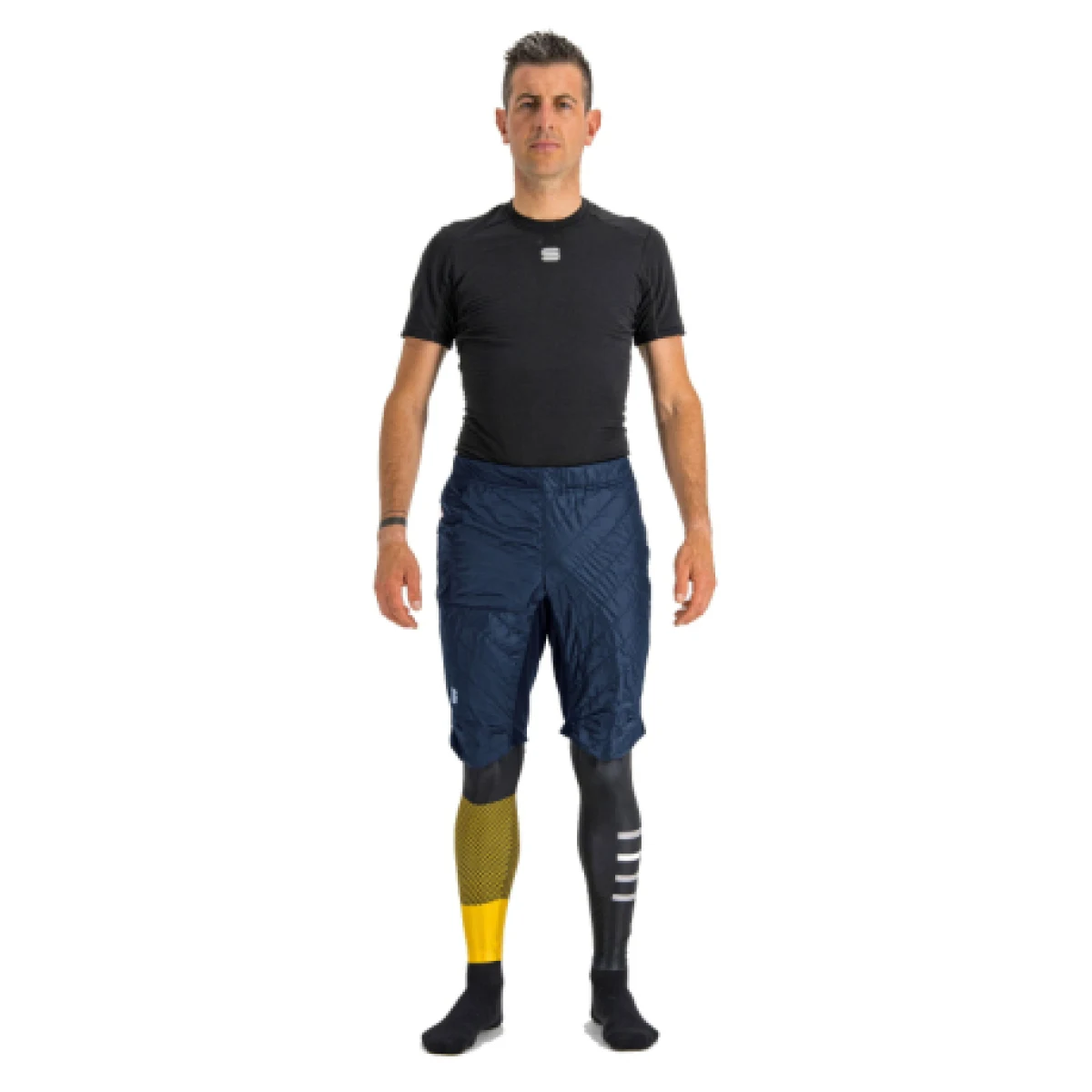 Pánske zateplené bežecké kraťasy SPORTFUL Rythmo over short, galaxy blue · záber 1