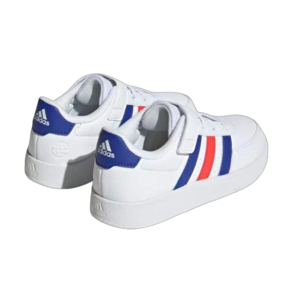 Chlapčenská rekreačná obuv ADIDAS Breaknet 2.0 K cloud white lucid blue bright red · záber 5