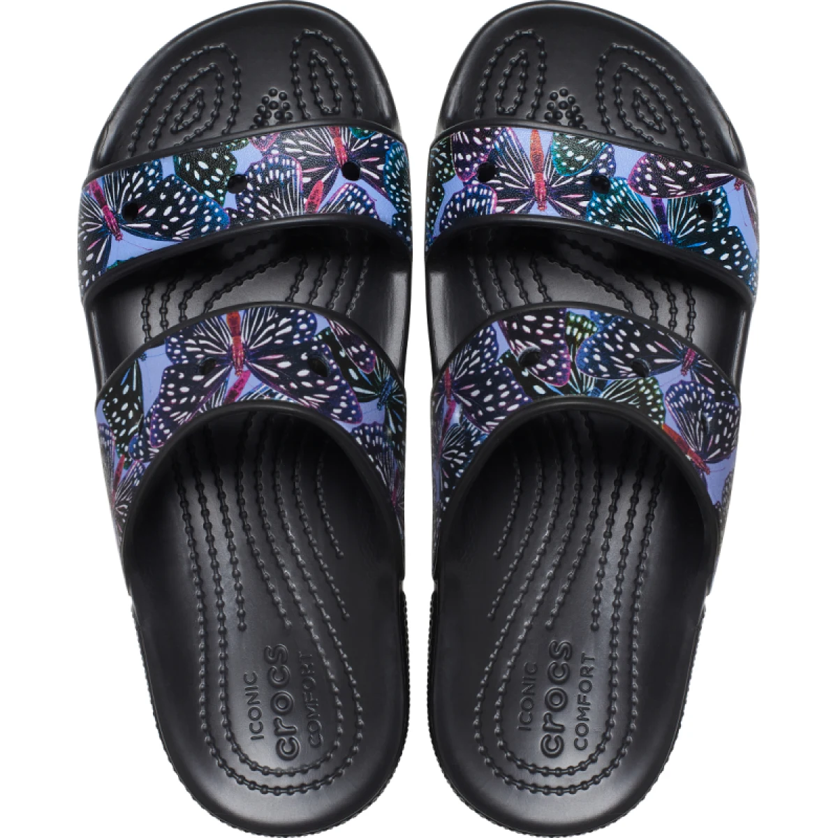 Sandále CROCS Classic Crocs Butterfly Sandal black multi · záber 4