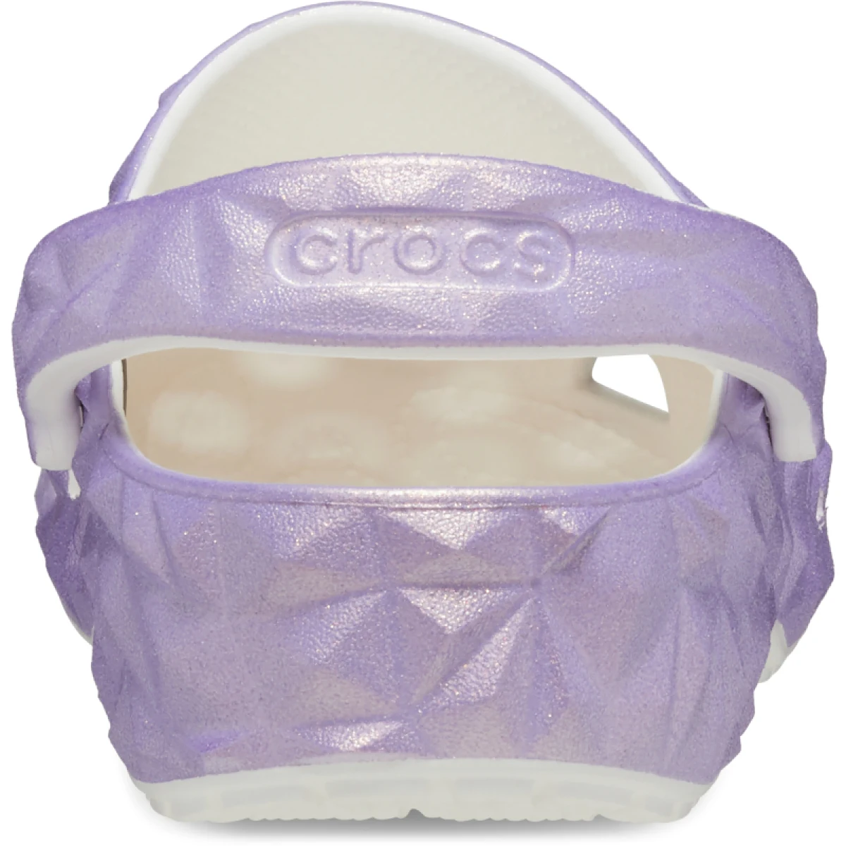 Kroksy (rekreačná obuv) CROCS Classic Iridescent Geo Clog white · záber 5
