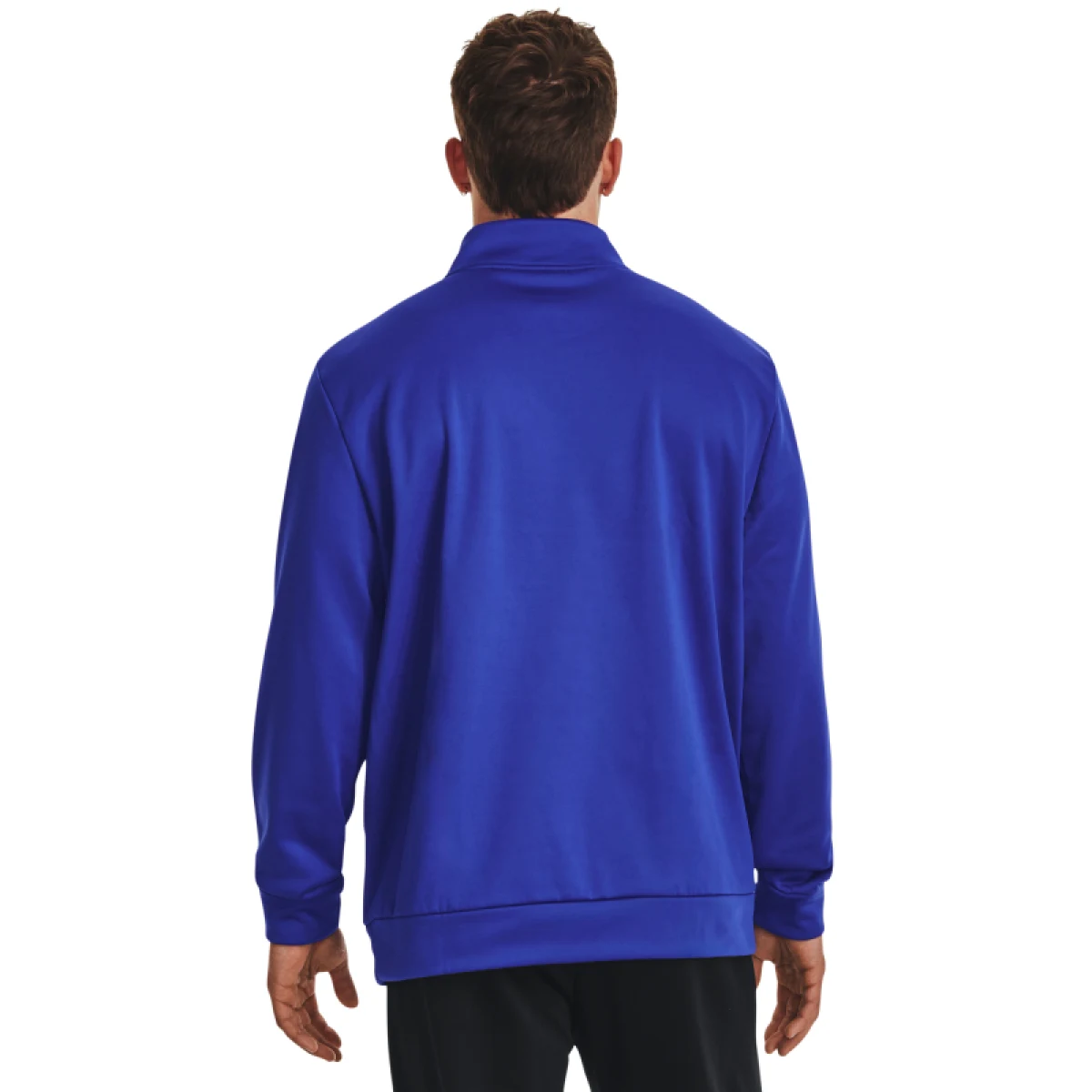 Pánska zateplená tréningová mikina s 1 2 zipsom UNDER ARMOUR UA Armour Fleece 1 4 Zip-BLU · záber 3