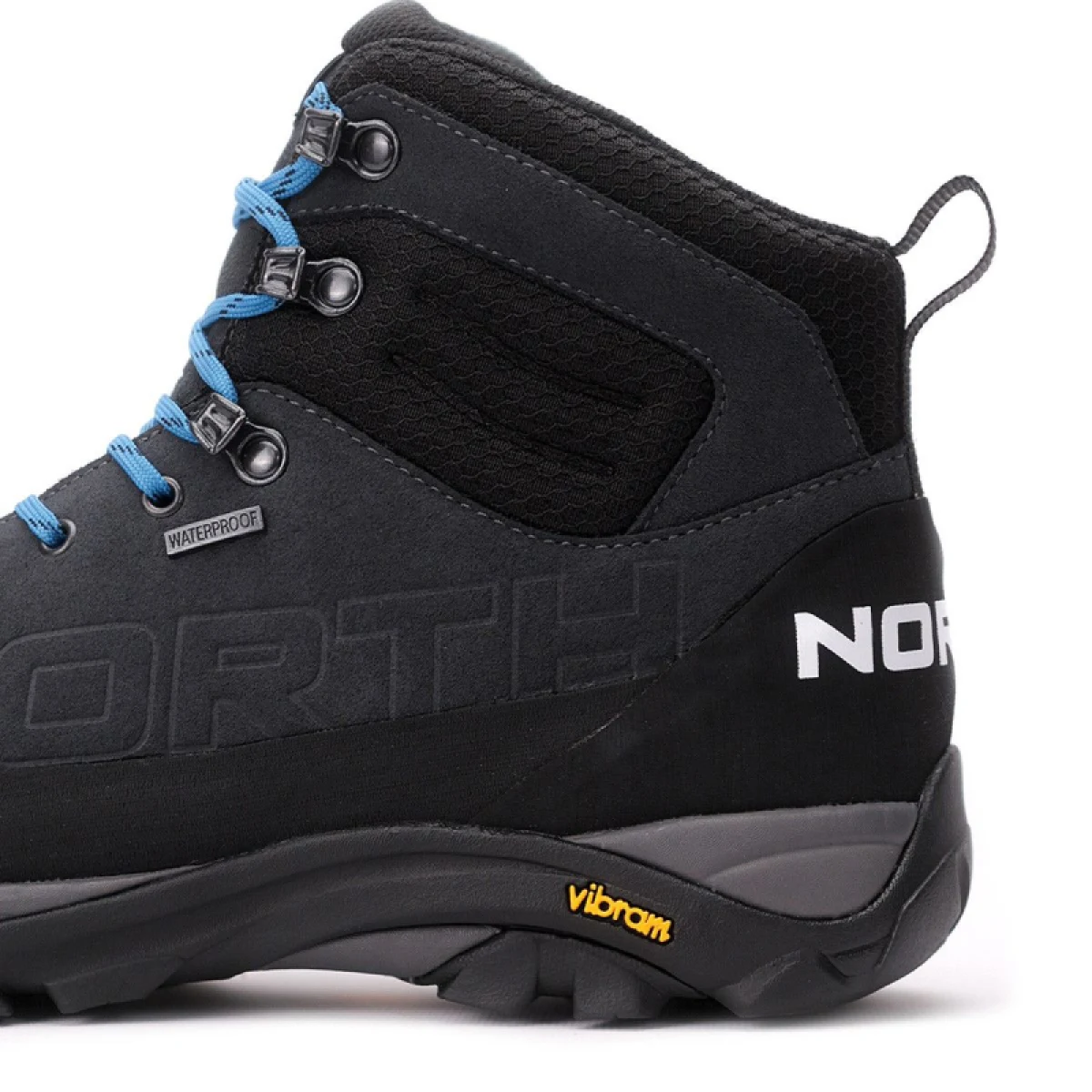 Pánska členková turistická celokožená obuv NORTHFINDER Parvat dark grey · záber 5