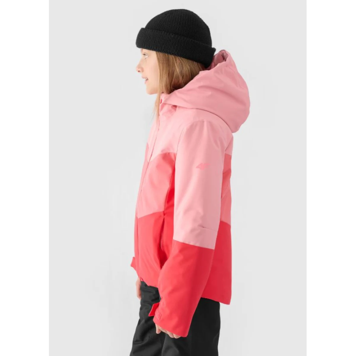 Dievčenská lyžiarska bunda 4F JUNIOR TECHNICAL JACKET-JWAW24TTJAF545-62S-RED · záber 2