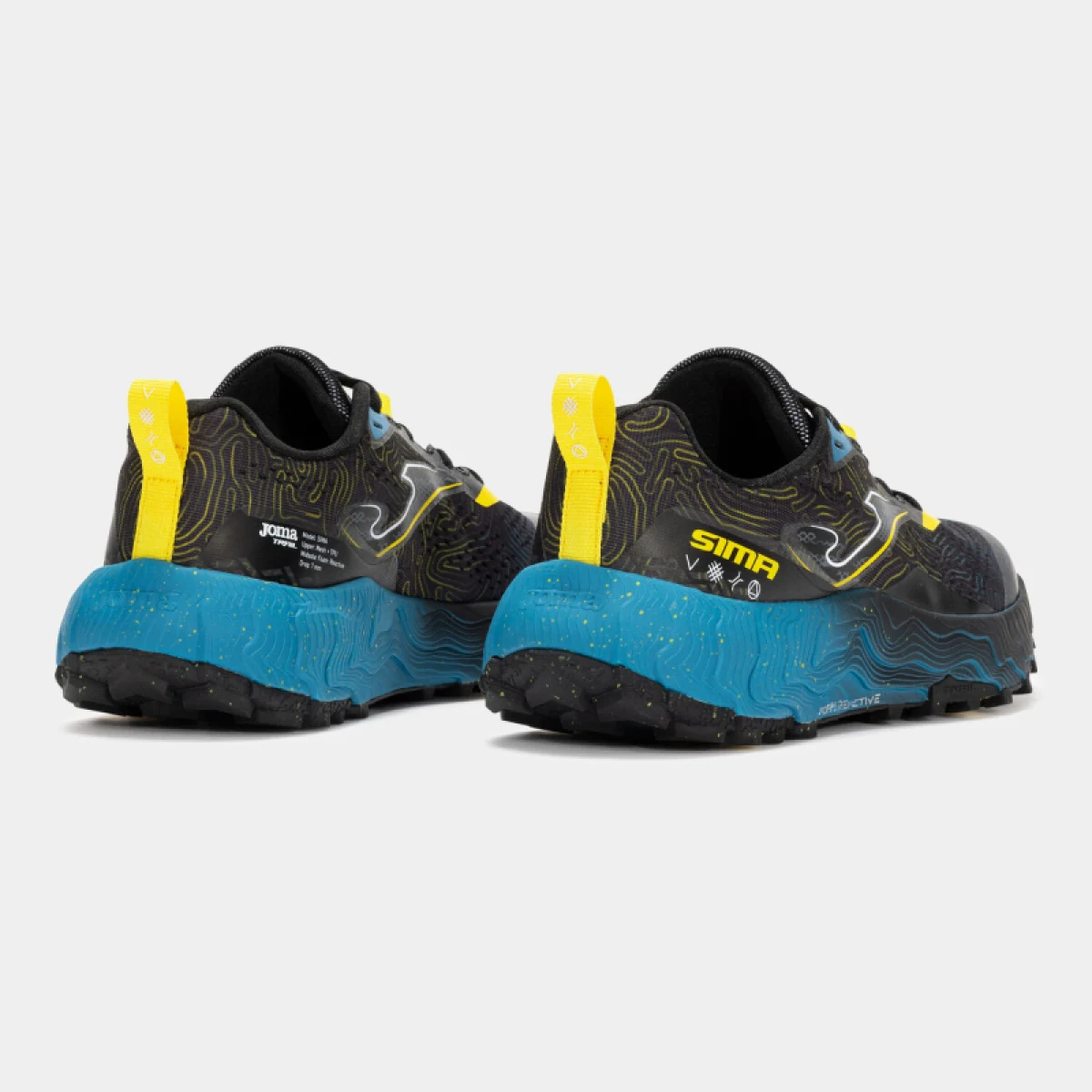 Pánska bežecká trailová obuv JOMA Sima 2501 M black blue · záber 5
