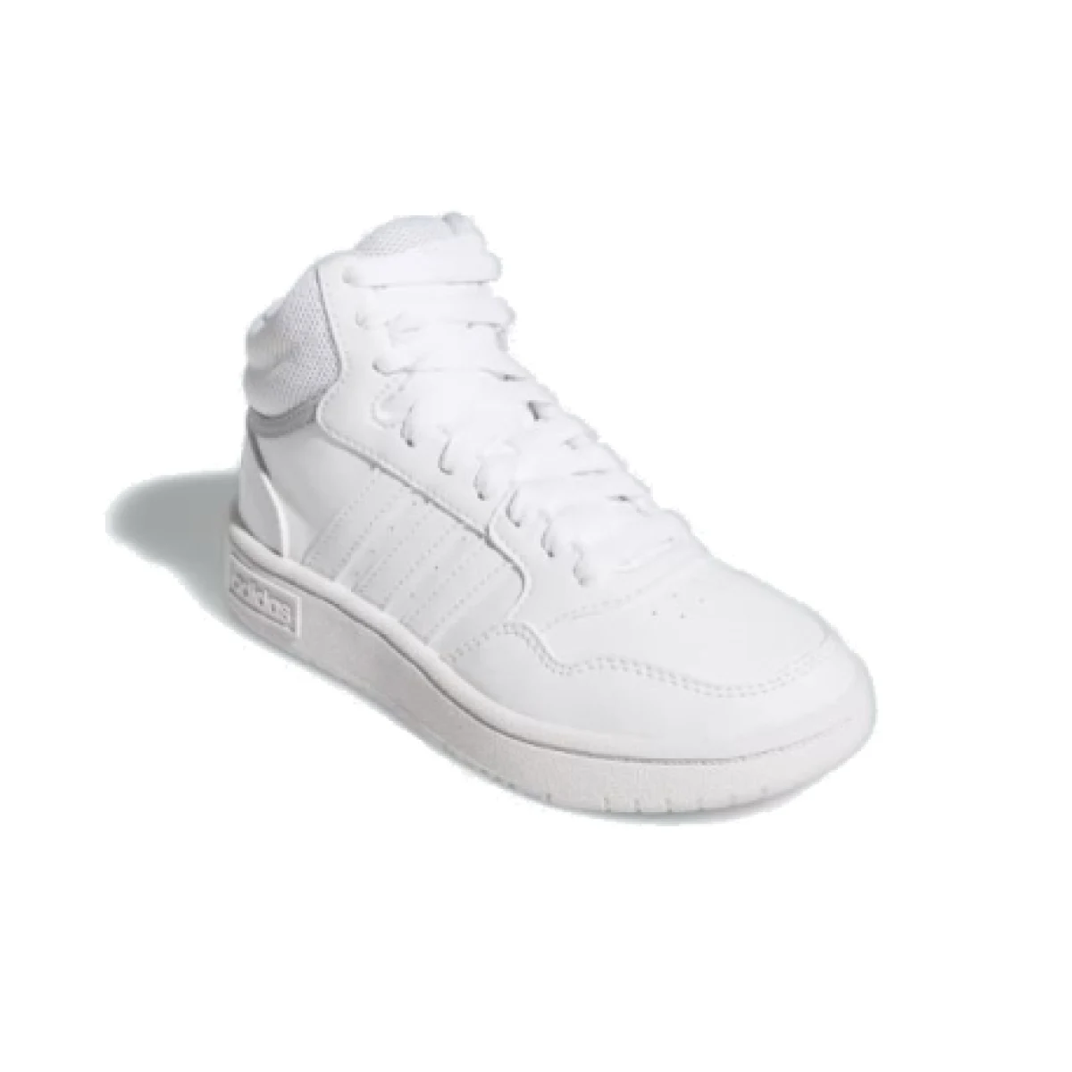 Juniorská rekreačná obuv ADIDAS Hoops 3.0 Mid K cloud white cloud white grey two · záber 1