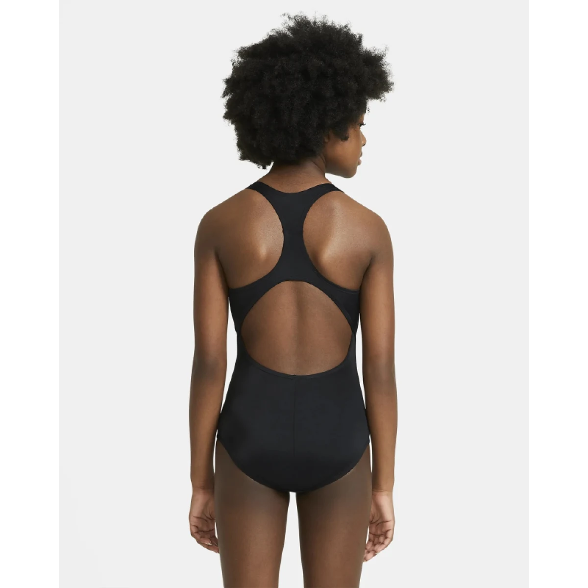Dievčenské plavecké jednodielne plavky NIKE SWIM RACERBACK ONE PIECE BLACK-BLACK · záber 3