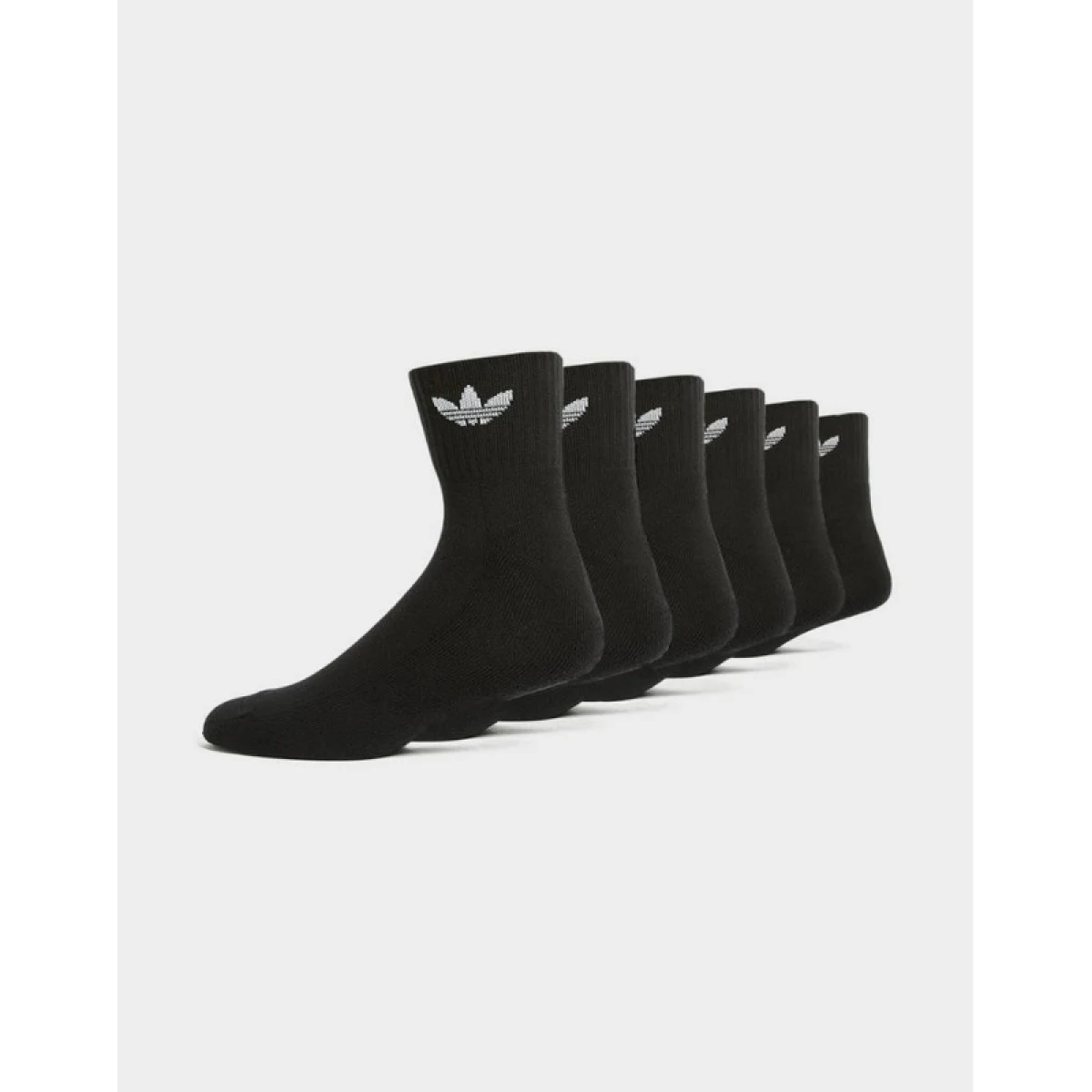 Ponožky ADIDAS 6 PACK-MID ANKLE SCK-BLACK · záber 3