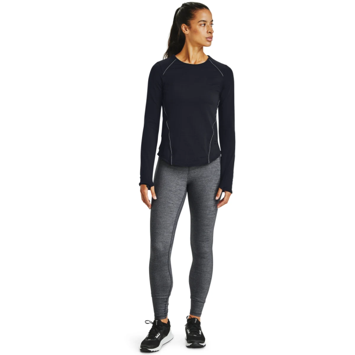 Dámske legíny UNDER ARMOUR Meridian Heather Legging-BLK-1356399-001 · záber 3