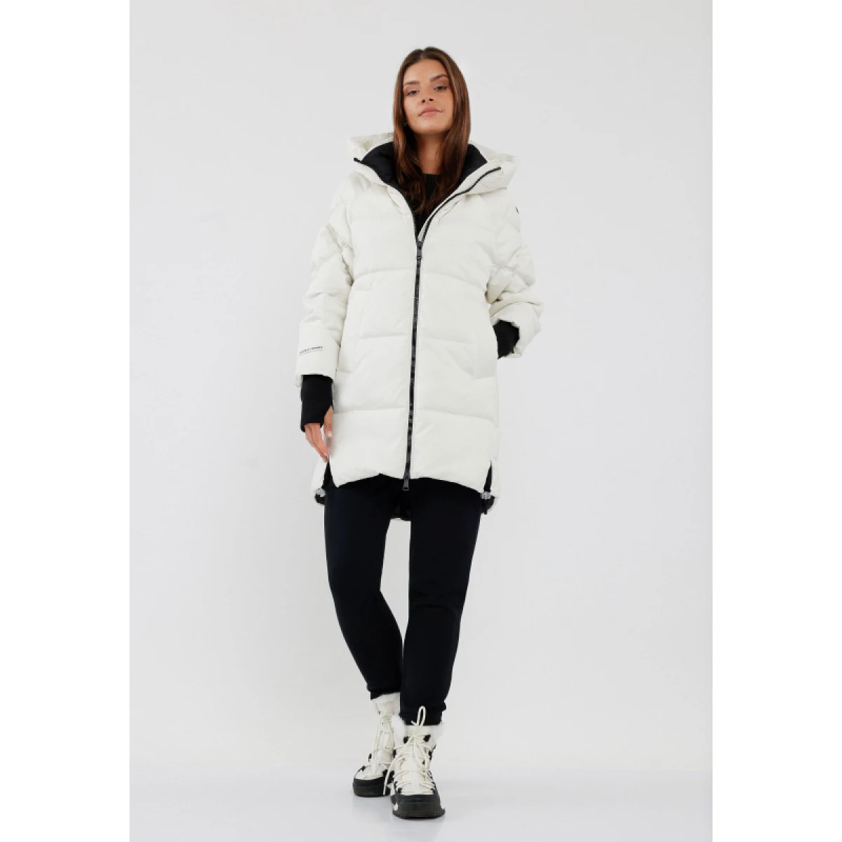 Dámska bunda VOLCANO J-FROZEN-101-CREAM · záber 3