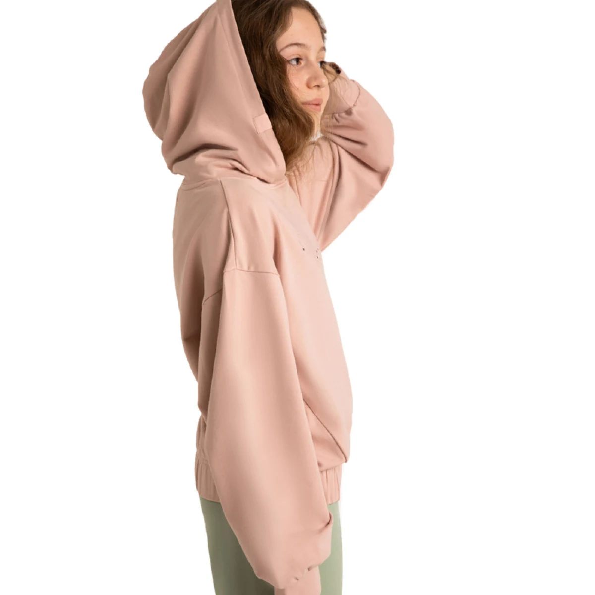 Dievčenská mikina s kapucňou VOLCANO B-MILEY JUNIOR 414 PINK LIGHT · záber 3
