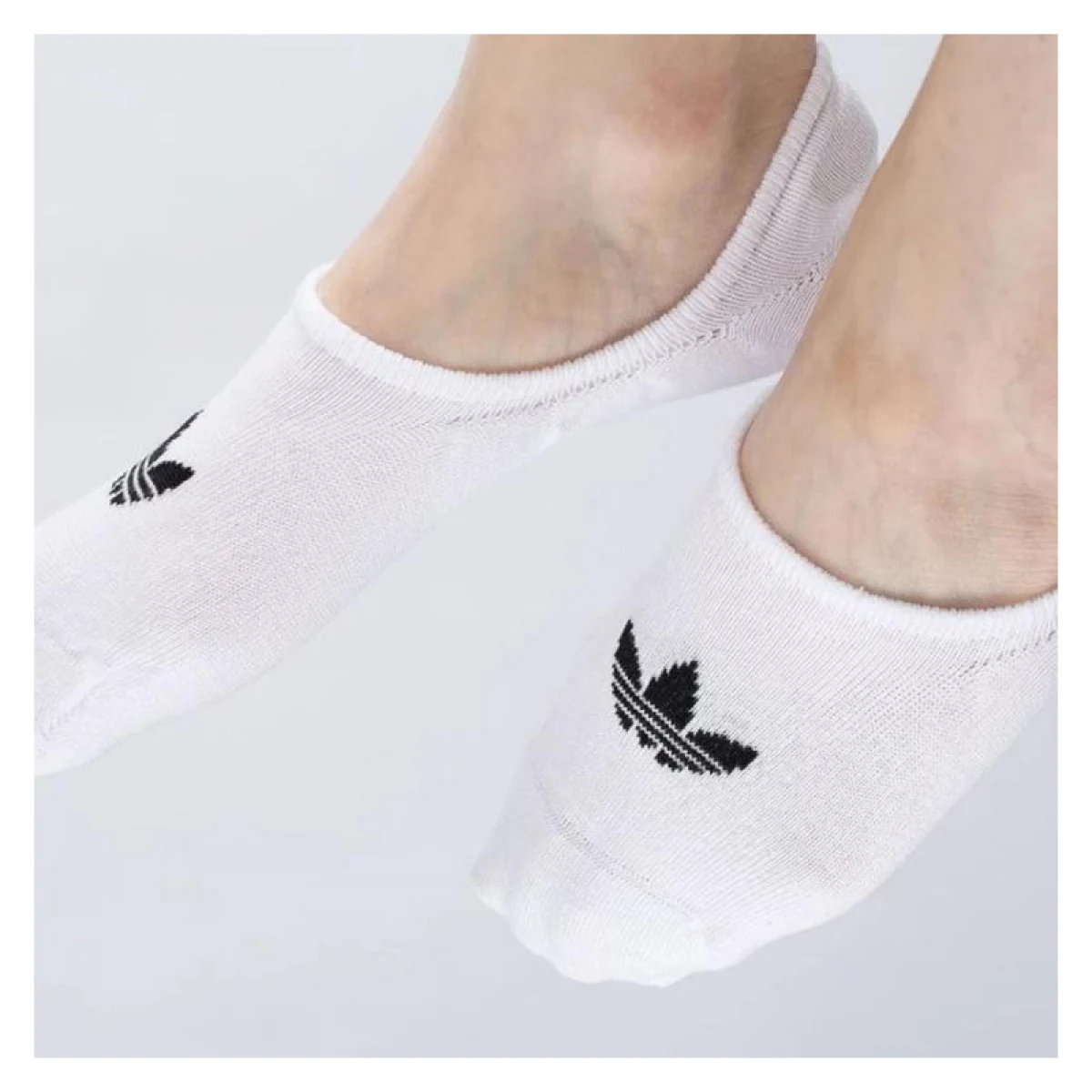 Neviditeľné ponožky ADIDAS ORIGINALS LOW CUT SOCK-3 PACK-WHITE · záber 2