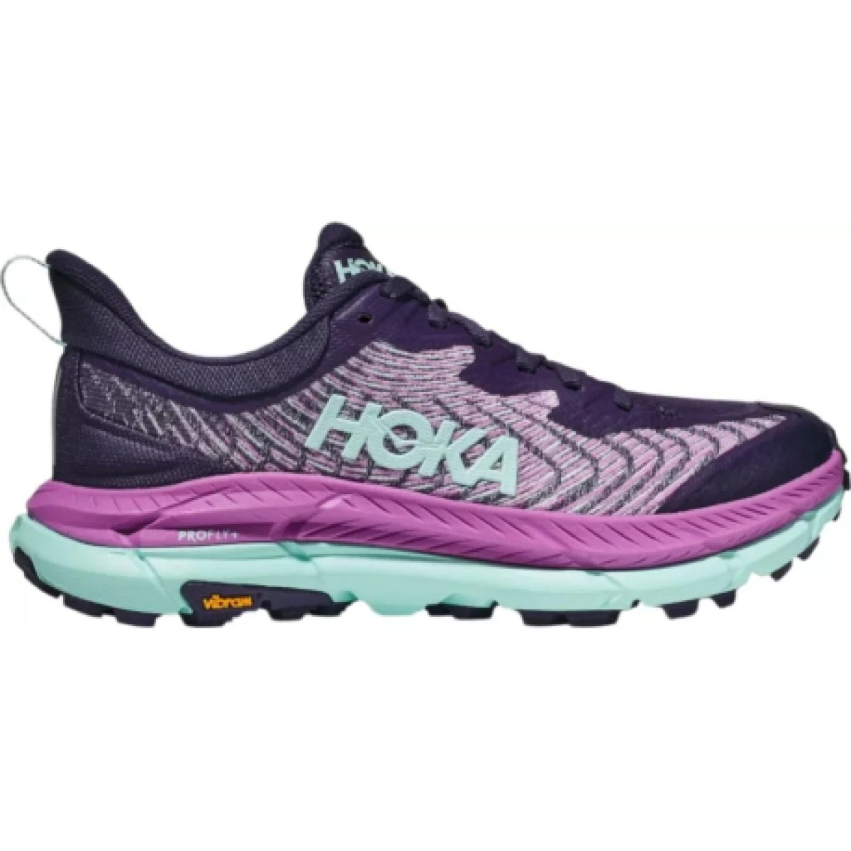 Dámska bežecká trailová obuv HOKA Mafate Speed 4 W night sky orchid flower · záber 1