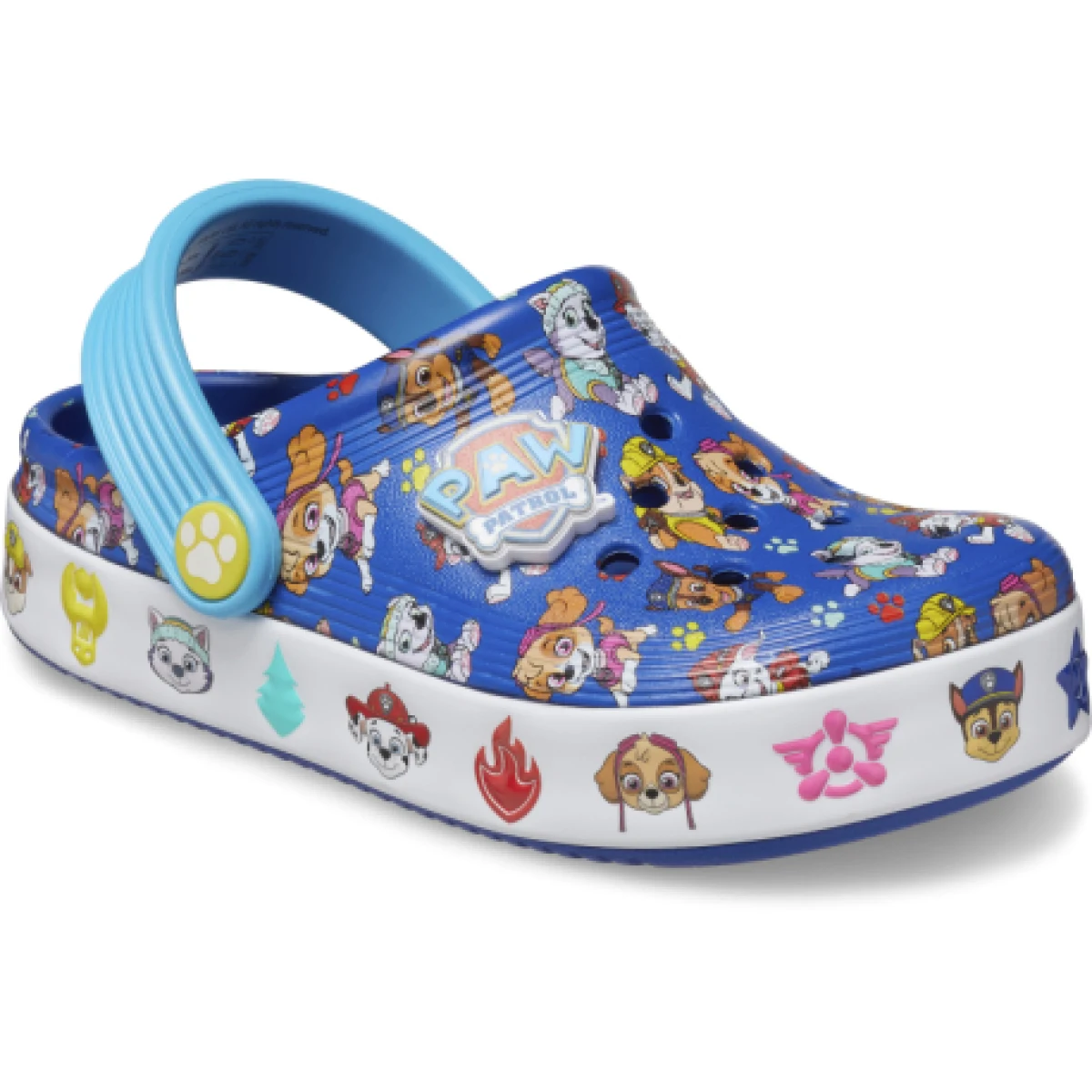 Chlapčenské kroksy (rekreačná obuv) CROCS Paw Patrol Off Court K blue · záber 1