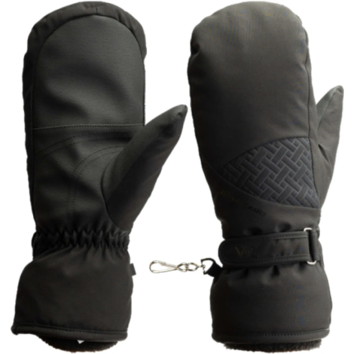 Dámske lyžiarske rukavice palčiaky BLIZZARD W2W Aura mitten ski gloves, black · záber 1