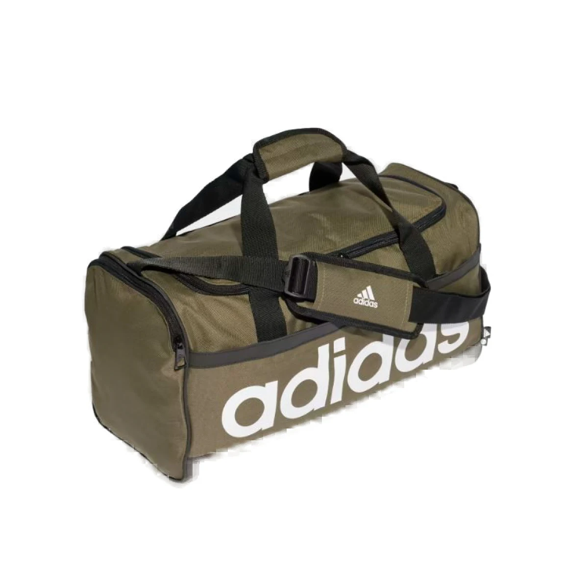 Pánska cestovná taška ADIDAS LINEAR DUFFEL M OLISTR BLACK WHITE · záber 2