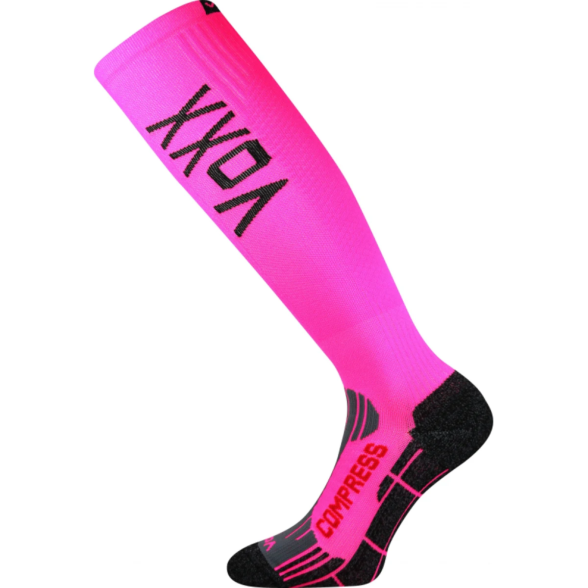 Dámske bežecké kompresné podkolienky VOXX 1 PACK-Flex-neon pink · záber 2